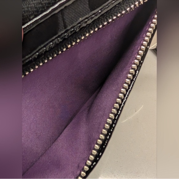 Coach Black and Purple Wallet - Picture 7 of 16